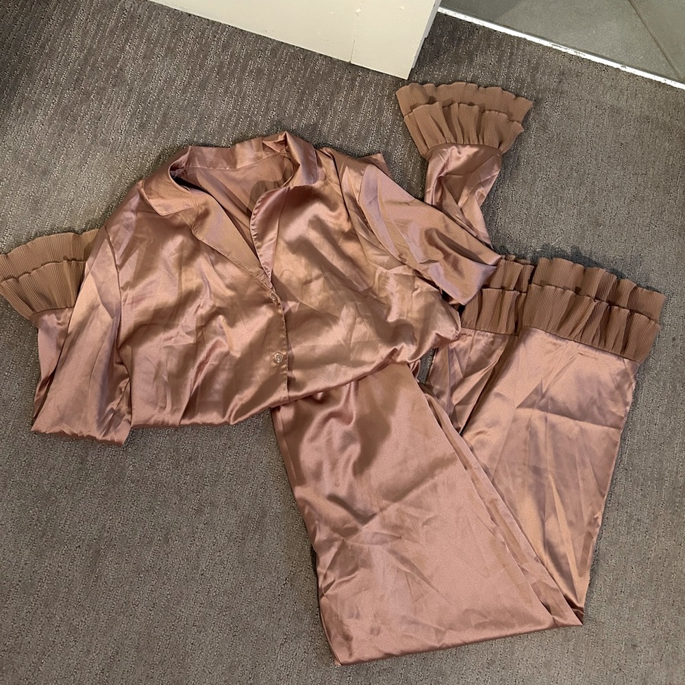 Matching Silky PJ Set